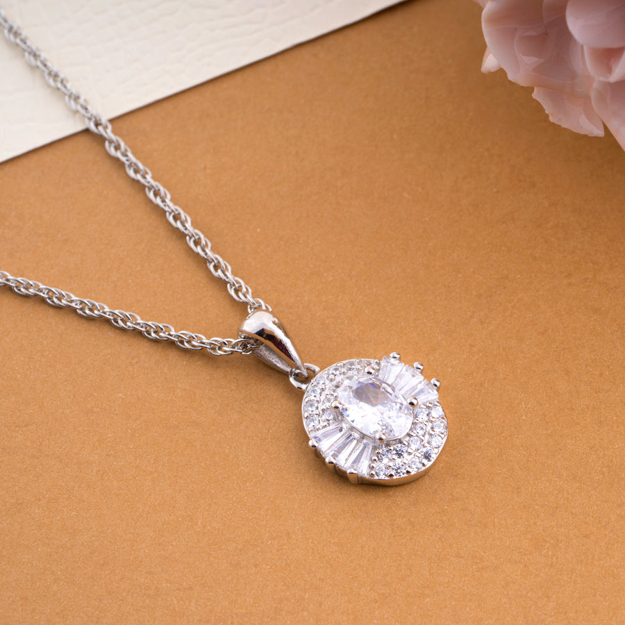 Sterling Silver Bee Necklace Pendant (Silver Colour)