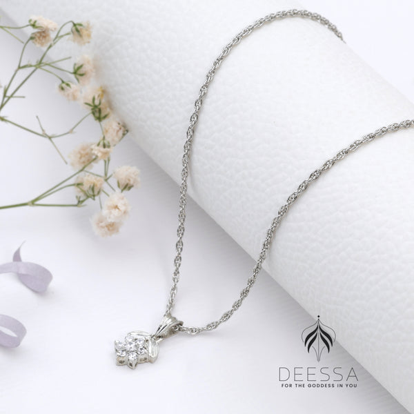 Sterling Silver Star Necklace Pendant (Silver Colour)